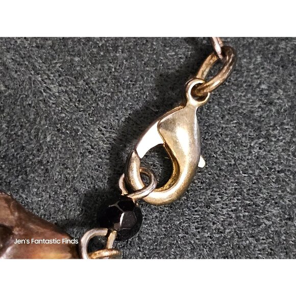 Handcrafted Shell & Glass Bead Bracelet With Lobster Clasp - Picture 3 of 11